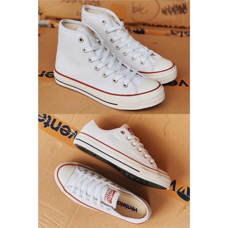 sepatu ventela etnic white high low ventela ethnic low tinggi pendek