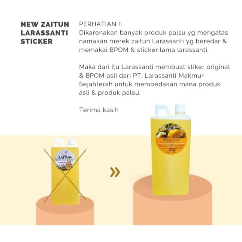 Minyak Zaitun,Massage Oil Larasati