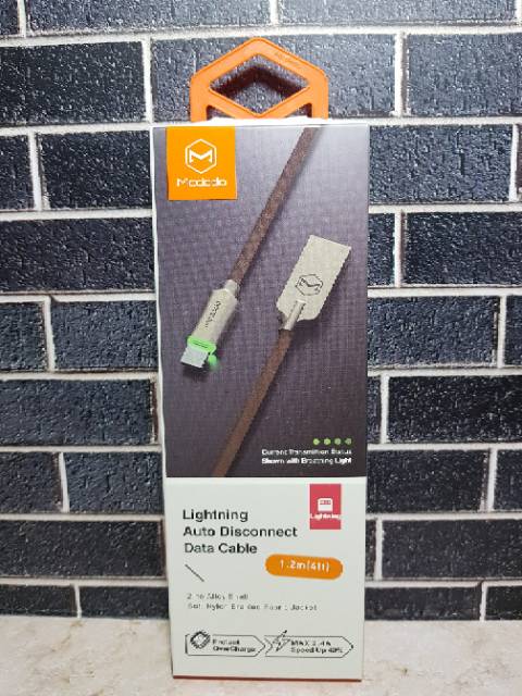 Mcdodo lightning auto disconnect data cable 1.2 m for iphone