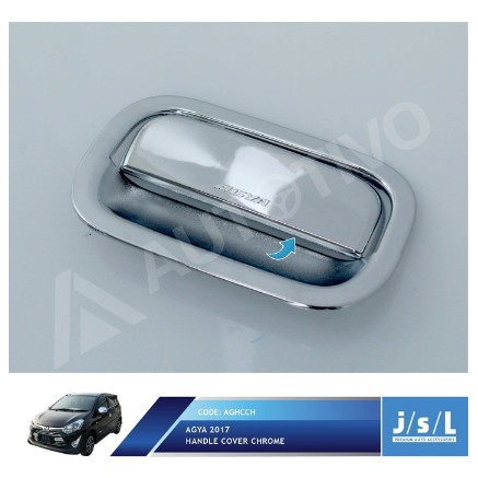 New Agya 2017 Pegangan Pintu JSL/Handle Cover Chrome/Aksesoris Agya ORIGINAL