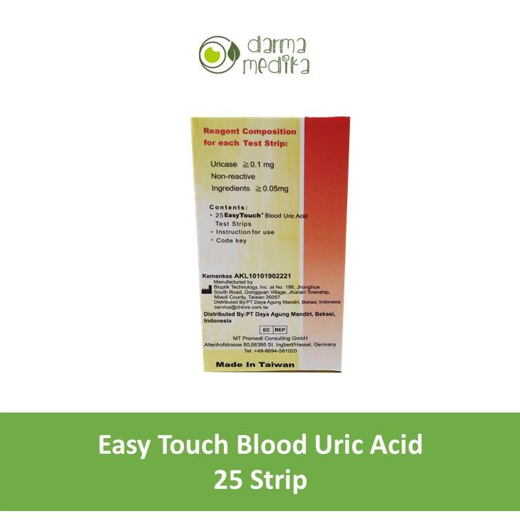 Strip EasyTouch easy touch Asam urat uric acid