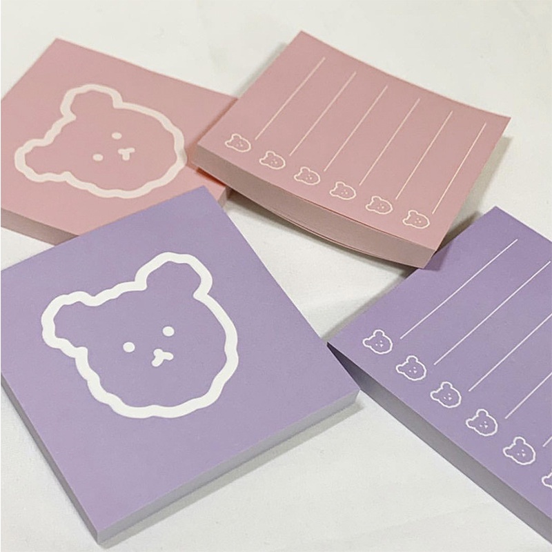 Buku Catatan / Diary Anti Lengket Motif Kartun Gummy Bear Untuk Pelajar