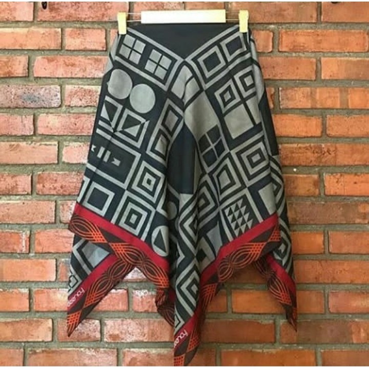 kerudung segi 4 Scarf voal pemium deenay ori motif