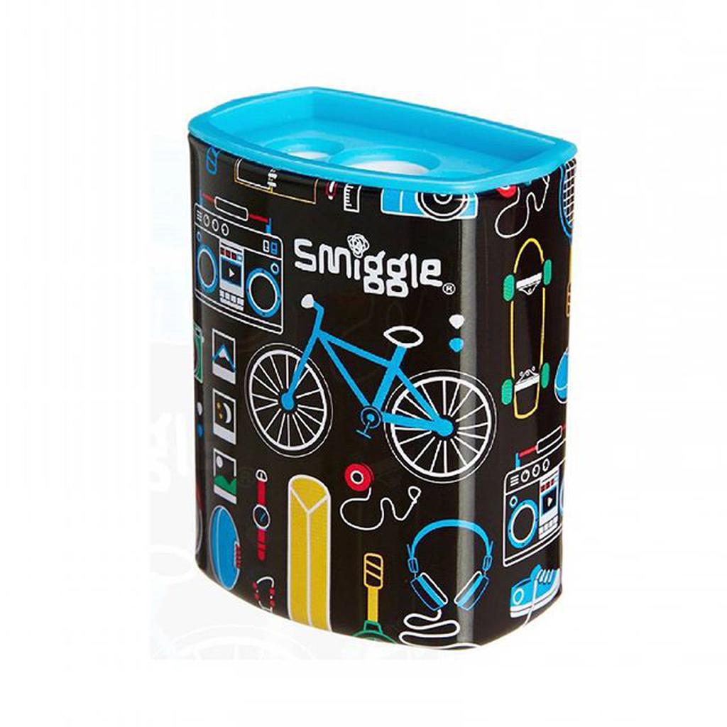 

Smiggle Triple Whammy Graphic Sharpener Black
