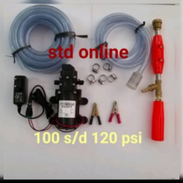 STEAM KOMPLIT 120 PSI NEW STEAM DC CUCI MOTOR CUCI AC MOBIL JET CLEANER HIGH PRESSURE PAKET STEAM