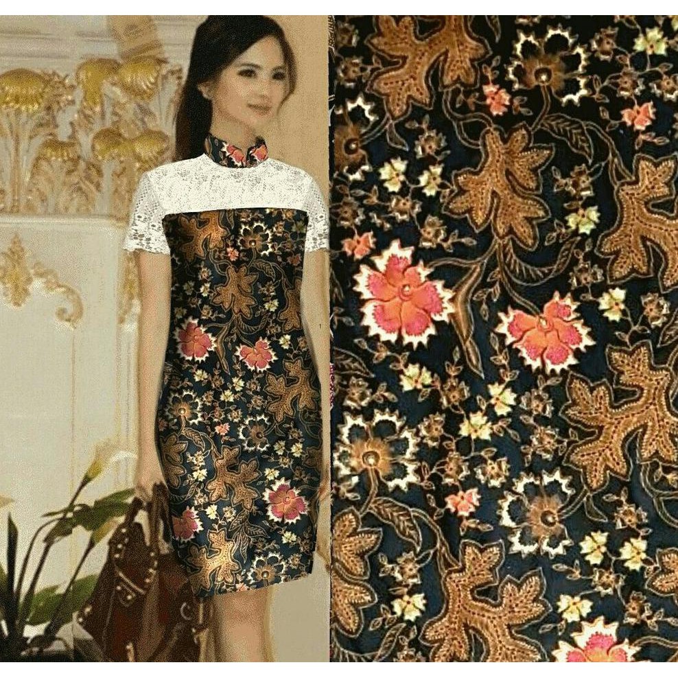 B4 MD ANABATIK MINI DRESS BATIK CANTIK MODEL TERBARU TERKINI TERLARIS A5