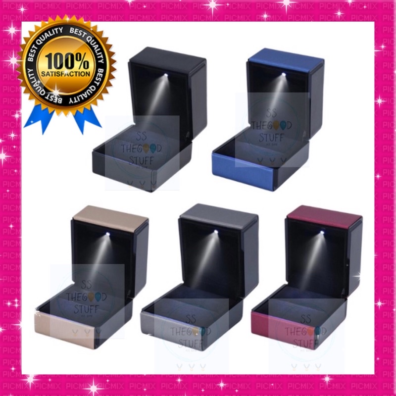 KOTAK CINCIN PERNIKAHAN LED BOX CINCIN TUNANGAN