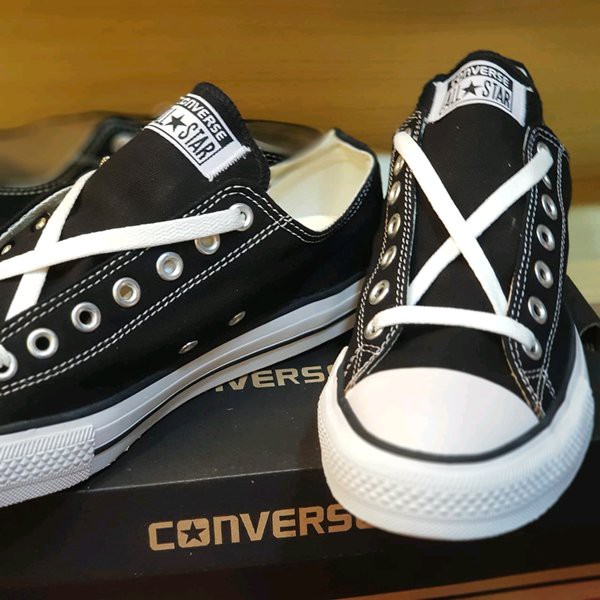 ORI 99% SEPATU CONVERSE ALL STARS CLASSIC HITAM BLACK MURAH