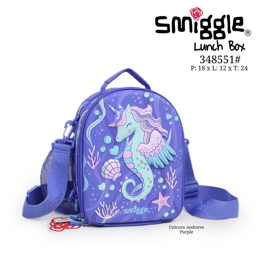 Smiggle Curve Hardtop Lunchbox Lunchbag