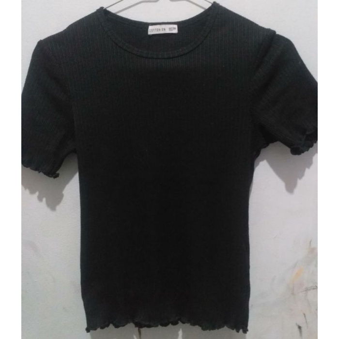 cotton on ribbed top