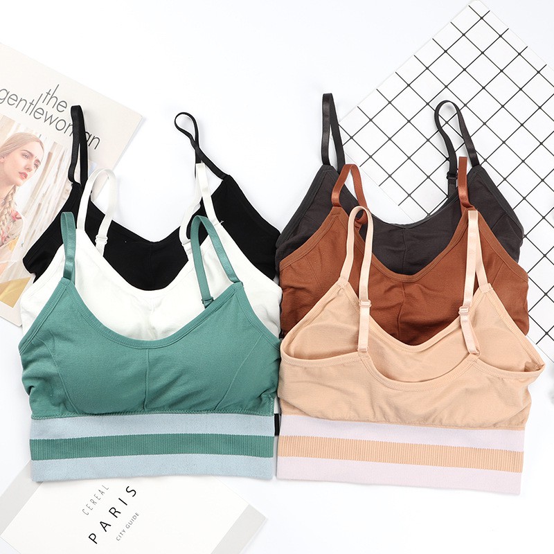 ❀ Chingu ❀ PW092 COD Sport Bra Olahraga Wanita Breathable Yoga Jogging Gym BH Import Surabaya