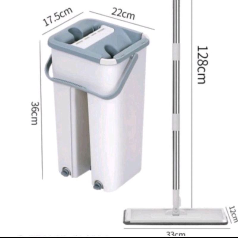 alat pel super mop alat pel praktis persegi