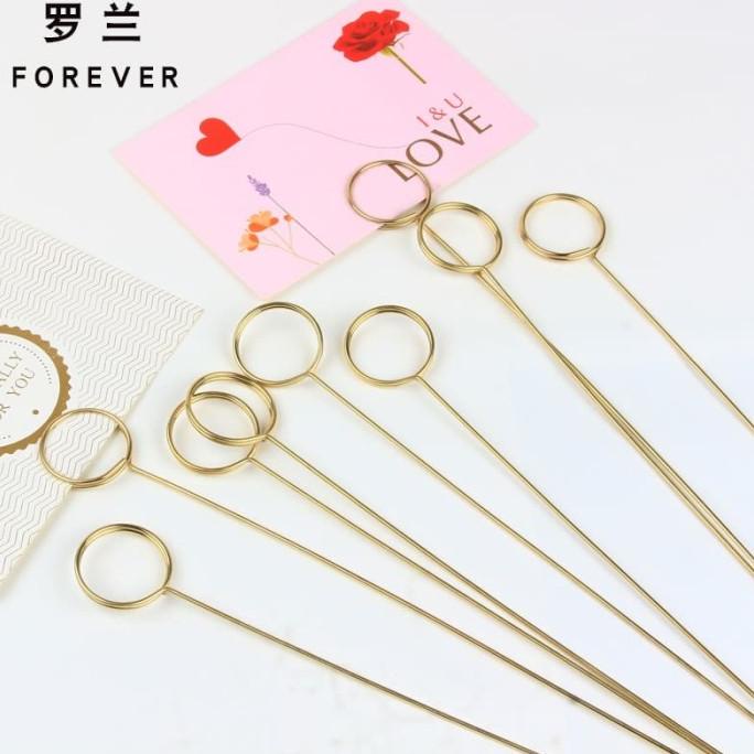 

[5 PCS] Gold Stick Card Holder Import & Premium