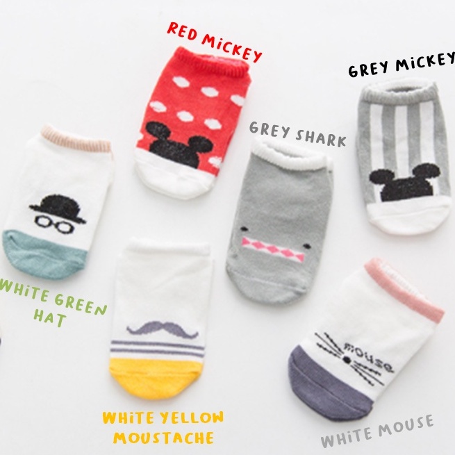 [REAL PIC] Kaos Kaki Bayi Berbahan Katun Premium 0 - 36 Bulan / Cotton Premium Baby Socks