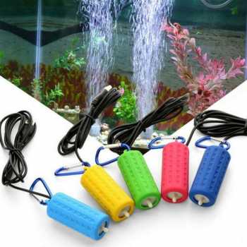 Pompa Air Mini Aquarium Ikan USB Oxygen with Air Stone - CP208