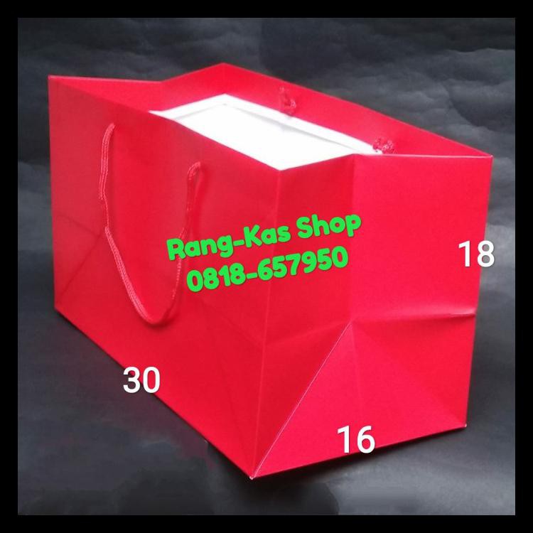 

PAPER BAG KUE MERAH IVORY DOFF IMLEK TERMURAH