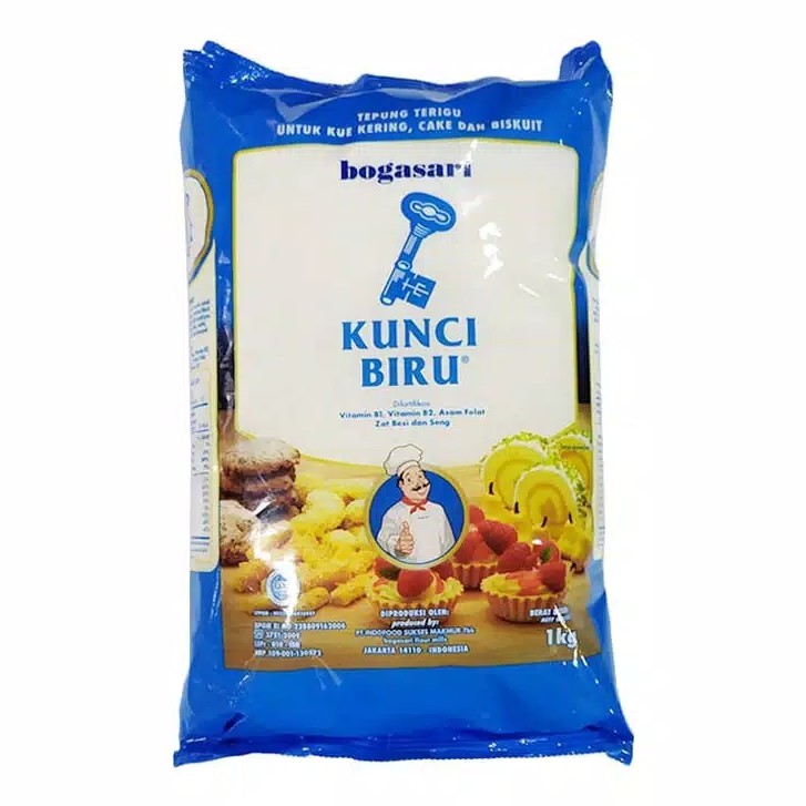 

Tepung Terigu Kunci Biru 1 Kg