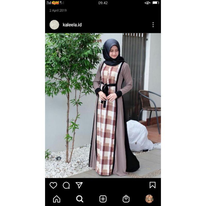 preloved Zarina dress by kaleela.id