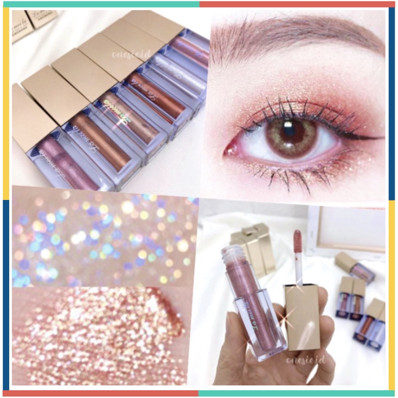 LAMEILA Liquid Glitter Eyeshadow Cair Korea Waterproof 6 Warna LA062 1025