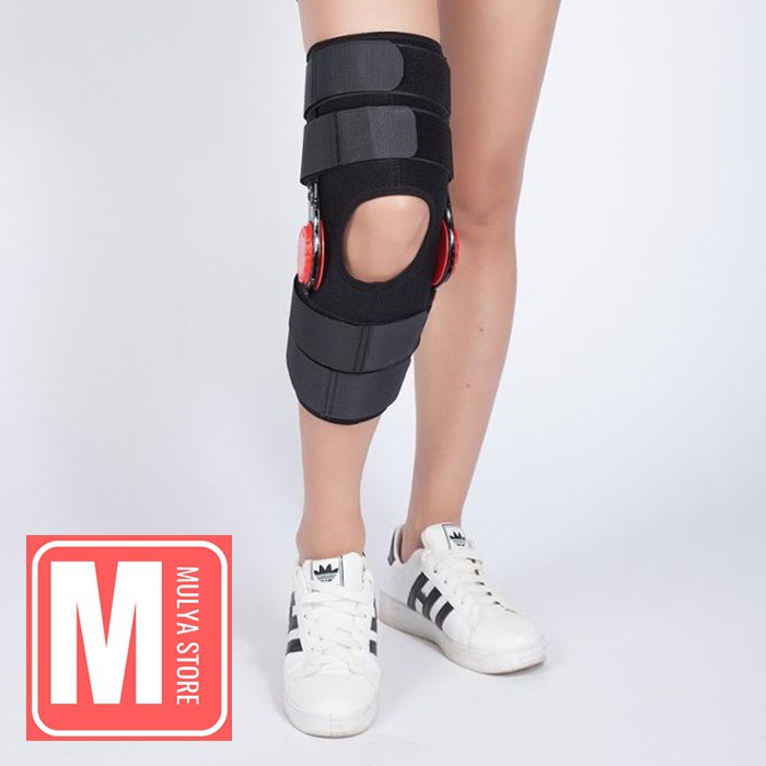 Soft Osteoarthritis Brace With ROM Hinged Knee Deker Penyangga Lutut