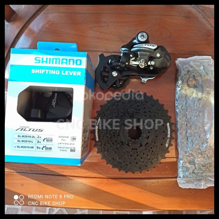 Mini Groupset Group Set Rd Shifter Altus 9 Speed Not Alivio
