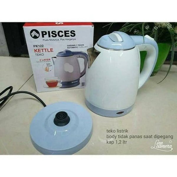 Kettle Listrik Pisces PK 122 1.2 Liter