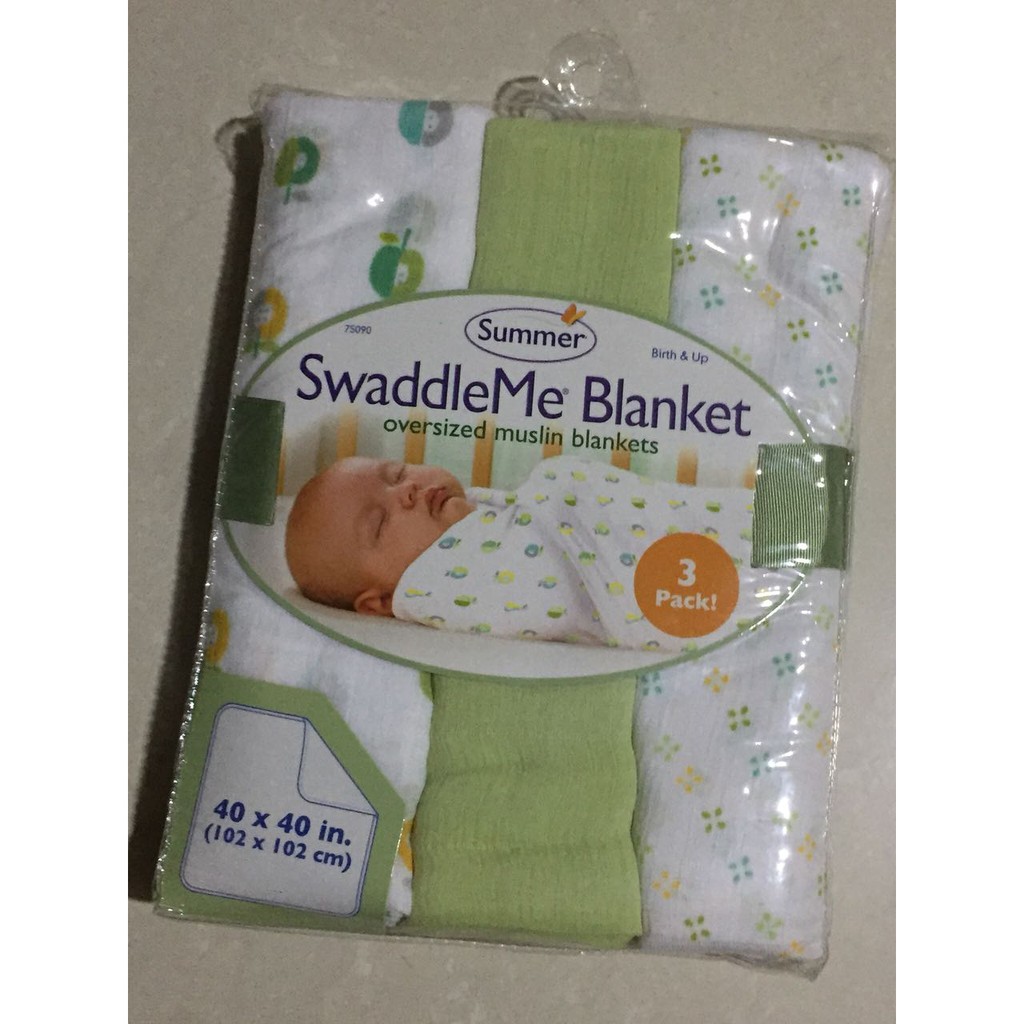 Bedong Bayi SwaddleME  MUSLIN Summer Infant