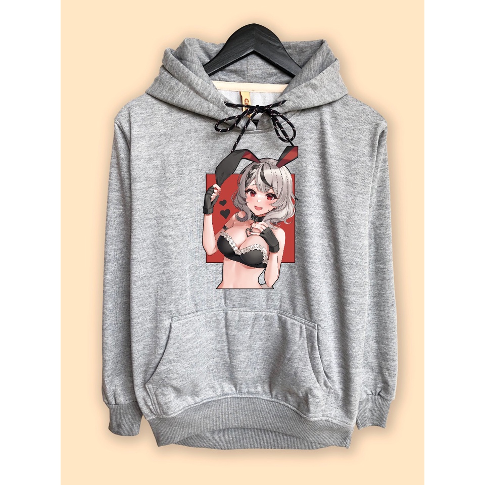 Jaket Hoodie vTuber Hololive Sakamata Chloe Bunny Girl