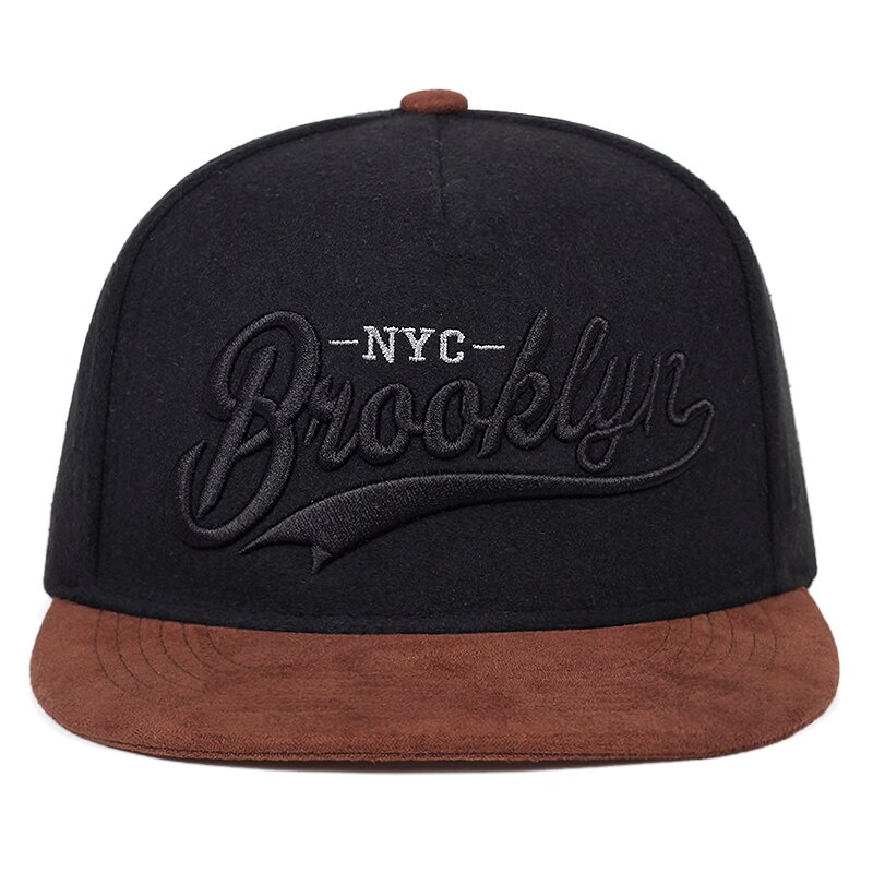 Topi Baseball Motif Bordir Tulisan Stlye Brooklyn Gaya Hip Hop Untuk  Unisex