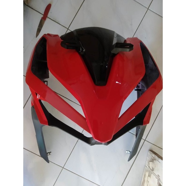 Cover depan vario 125 new 2019 merah cover depan set
