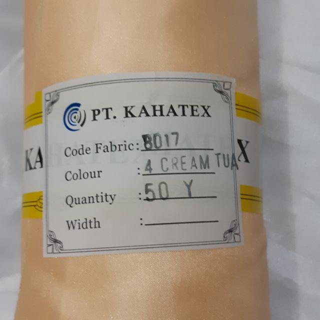 [READY 1] Kain Peles / Habute / Habutai /Kahatex / Kain Dekor/ Background / Backdrop/Furing-Cream tua