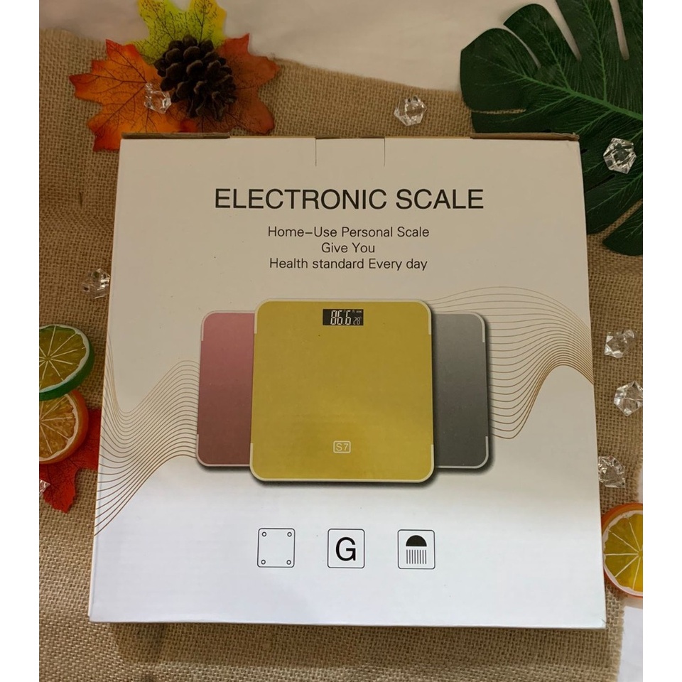 Timbangan Badan Digital - Timbangan Digital 180KG Taffware Black Digital Scale Beban Load