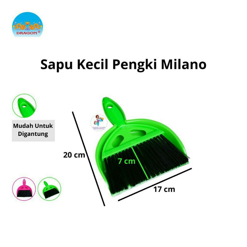 Sapu kecil/sapu pengki milano dragon