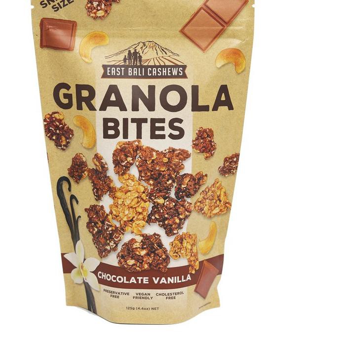 

☼hot promo55シ Paket Hemat 2 Granola Bites East Bali Cashews - EBC - Granola Bites Coklat Vanila & Pi