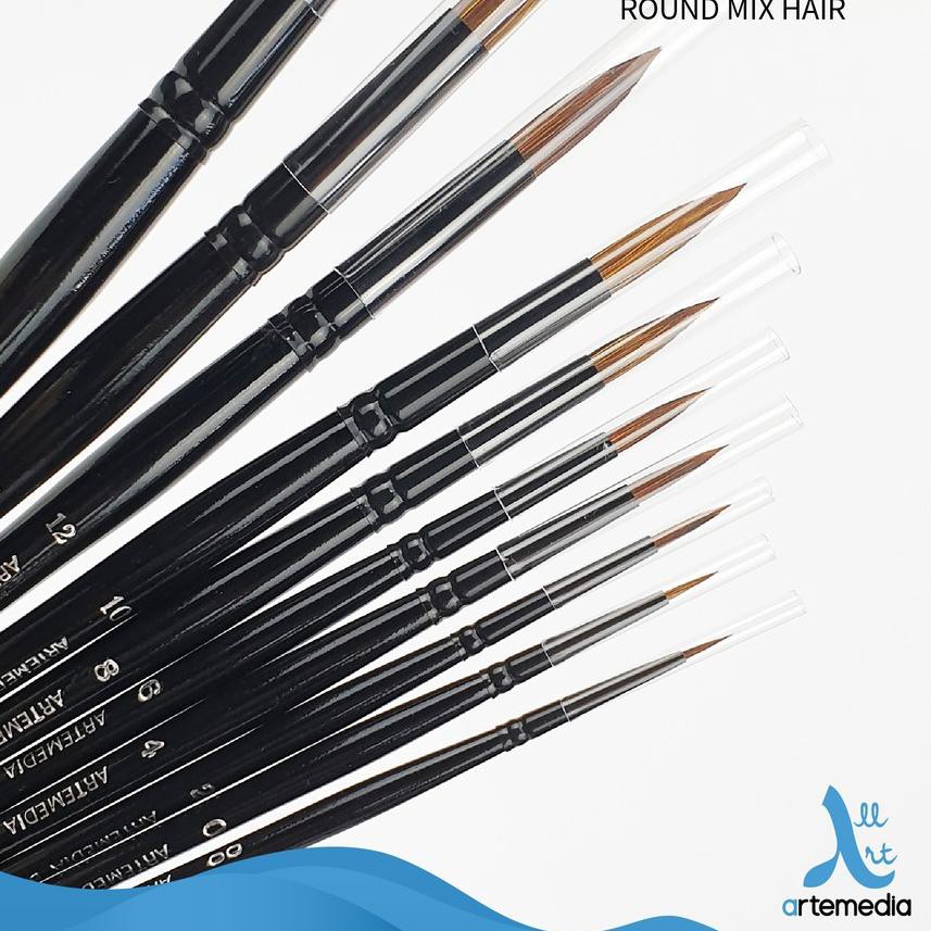 

(jzy-1272) Arte B300R Round Mixhair Brush .,