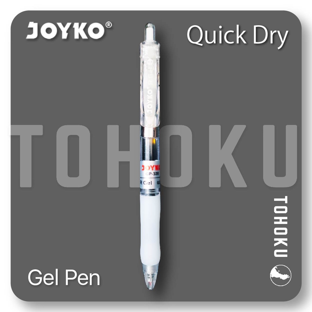 

Joyko Black Gel Pen - Transparent Tube GP-320