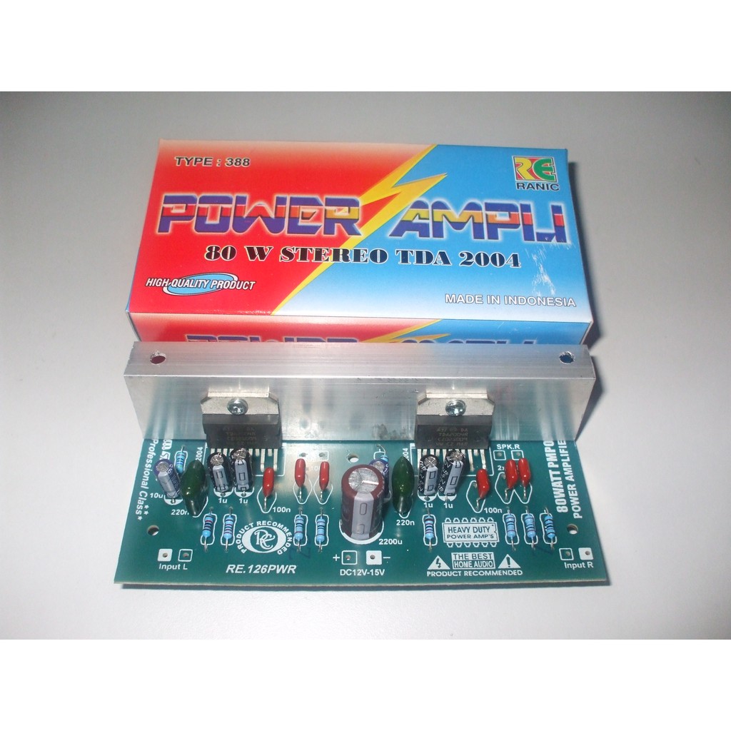 Kit Power Stereo 12volt BTL TDA2004