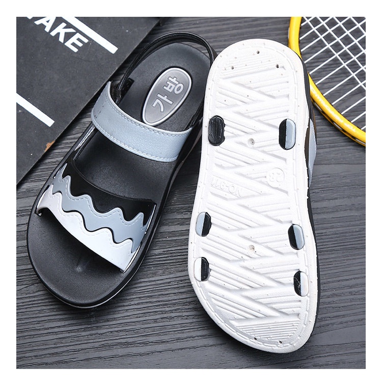 Sandal Anak, Sepatu Karet Anti Selip, Sepatu Pantai Sol Lembut, Sepatu Fashion Anak, Sepatu Velcro Anak (Ukuran 24-28)