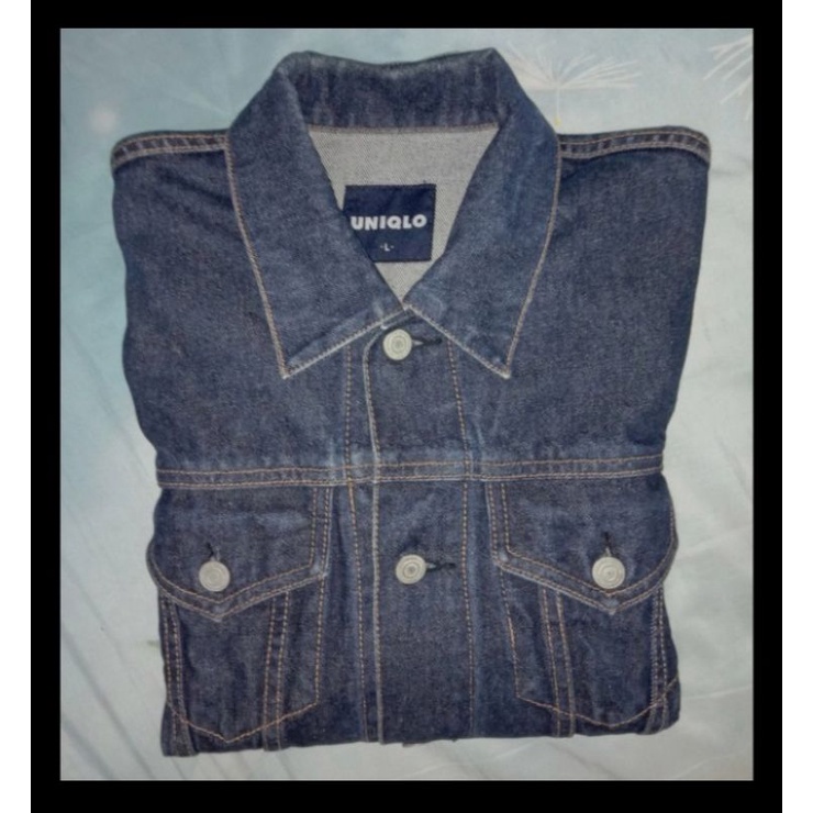 Jaket Jeans Uniqlo Second