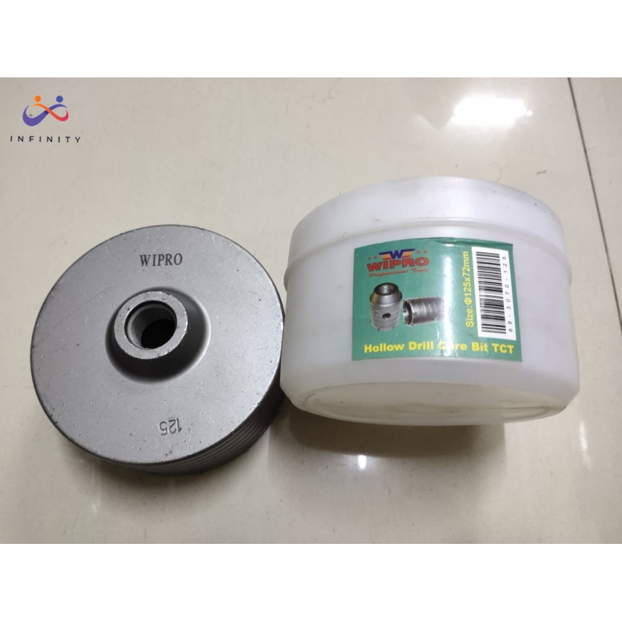 Hole Saw Mata Bor Tembok Beton Hollow Drill TCT Bit 150mm Wipro