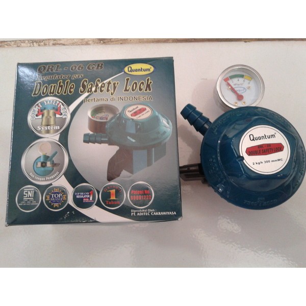 Kepala Regulator Double Safety Lock - QUANTUM QRL-06GB