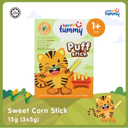 HAPPY TUMMY PUFF STICK SWEET CORN 15GR