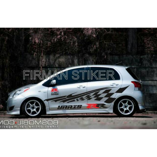 Stiker Mobil Yaris Striping Mobil Yaris Shopee Indonesia