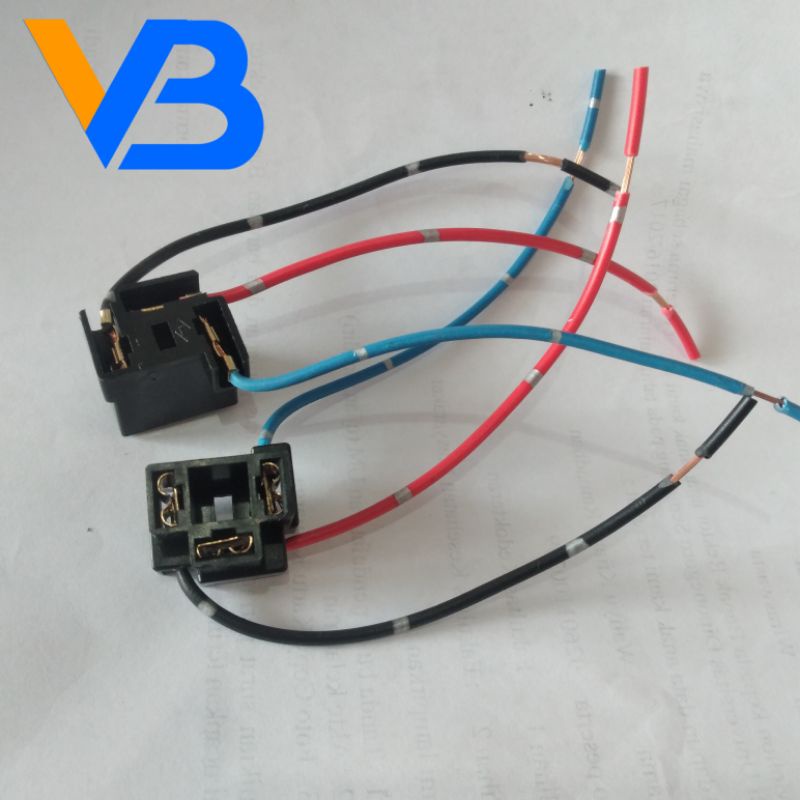 Soket Seal Beam H4 Soket Seal Beam H4 Soket Lampu Depan Motor Mobil Soket Lampu Halogen H4 Socket