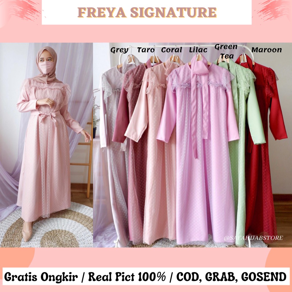 FREYA SIGNATURE / BUSUI FRIENDLY / DRESS PESTA / DRESS KONDANGAN