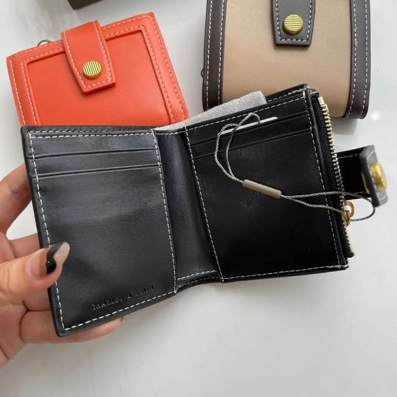 CK Bronte Stitch-Trim Short Wallet