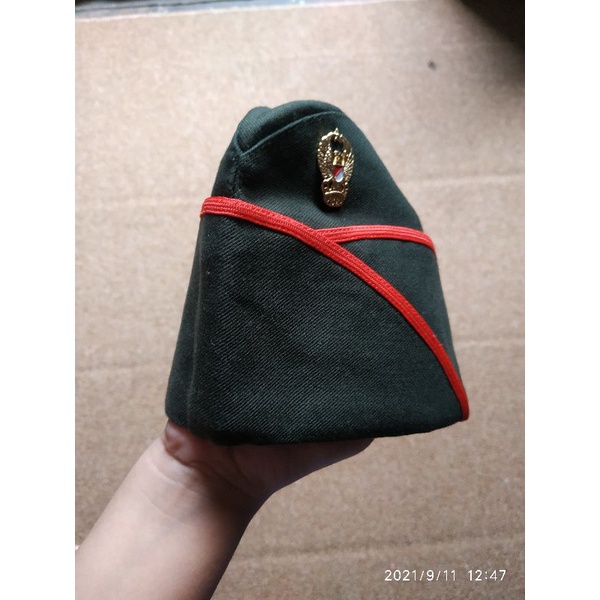 topi mut ori tni ad /topi perahu tentara original