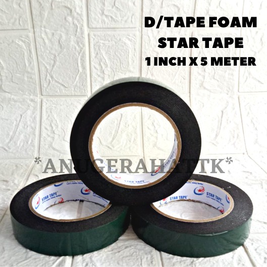 

Isolasi D/ Tape Foam STAR / SEVENSTAR uk 1 inc 24mm x 5 Meter