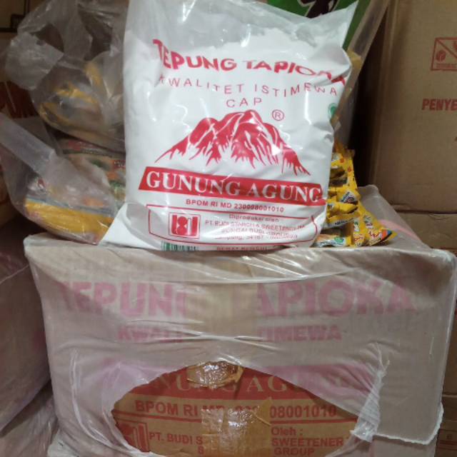 

1 Dus Tepung Tapioka Gunung Agung 500gr x 20pc