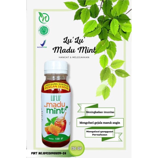 

Madu Mint Asli Murni untuk Flu|Batuk|Stamina|Imun|Imunitas|Bau mulut|Daya Tahan Tubuh|Vitamin Tumbuh